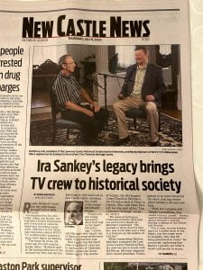 New Castle News - Ira Sankey