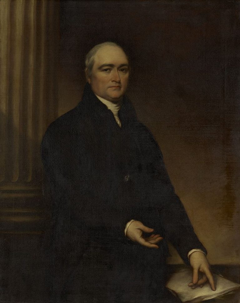 854px Timothy Dwight IV by John Trumbull 1817 768x971