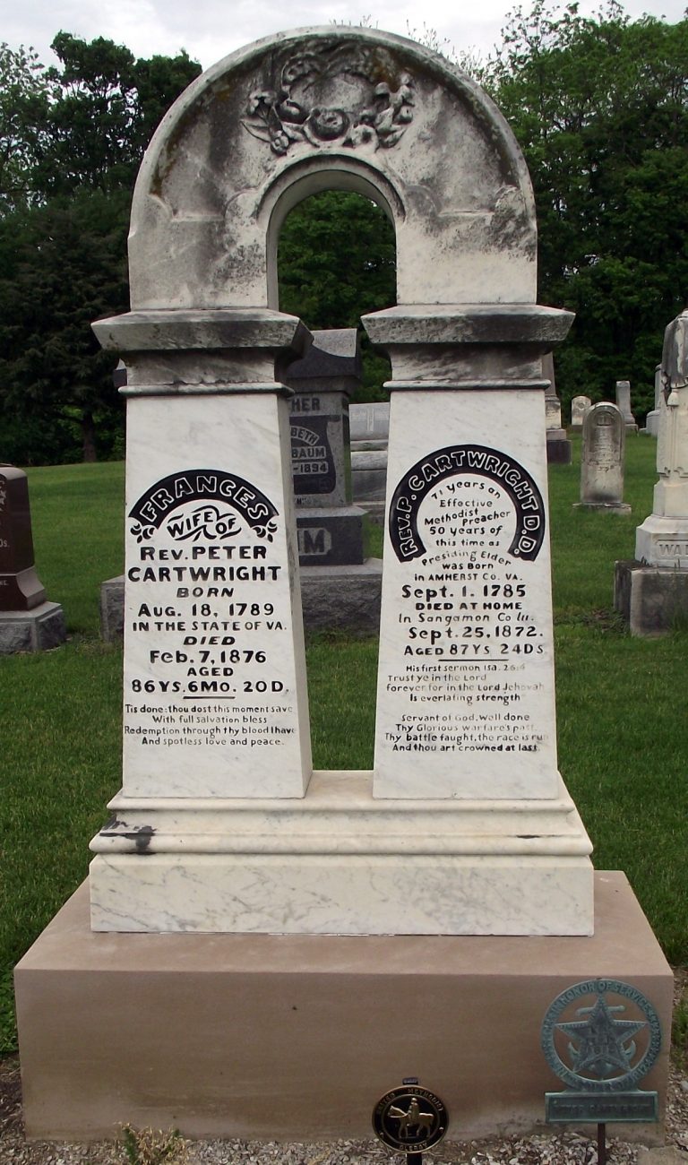 Peter Cartright Grave 768x1300