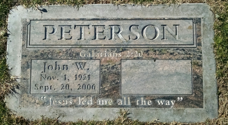 Peterson Grave Marker 768x420