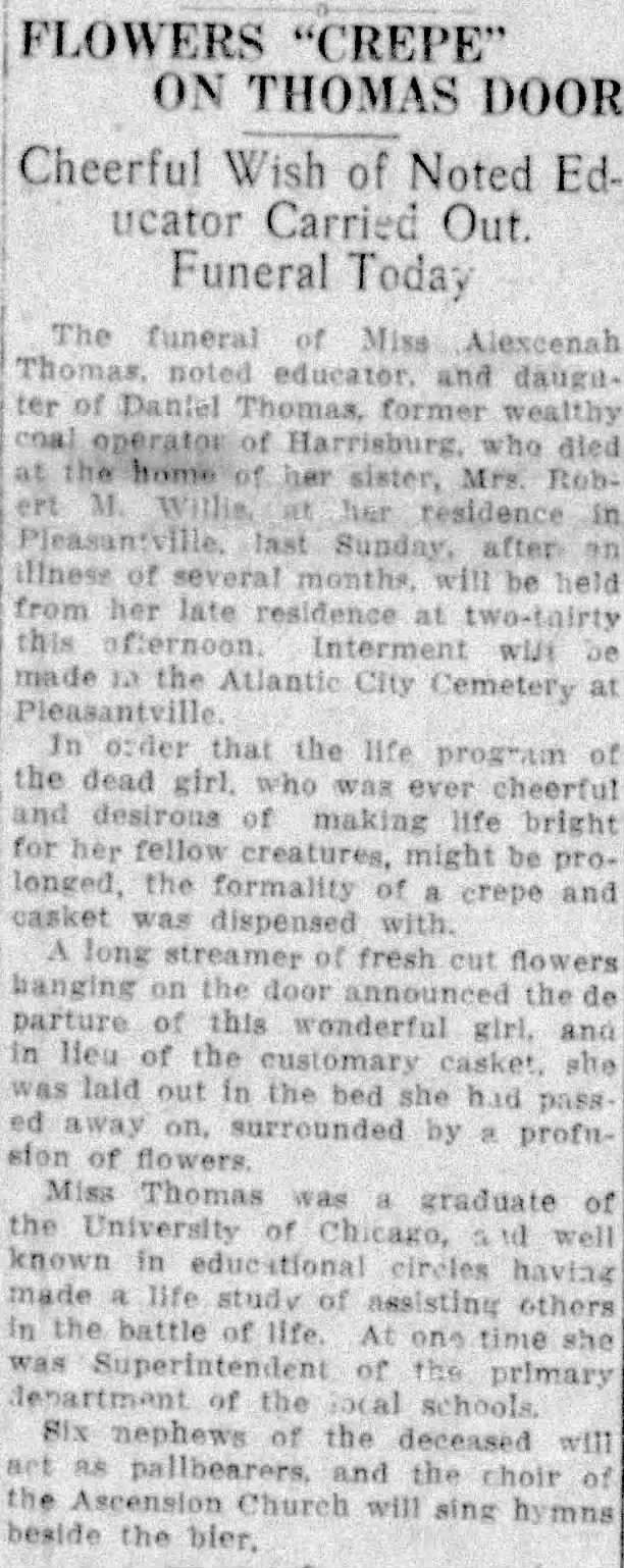 Alexcenah Thomas Obituary