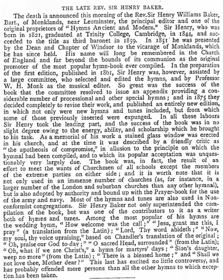 Henry Baker Obituary 768x964