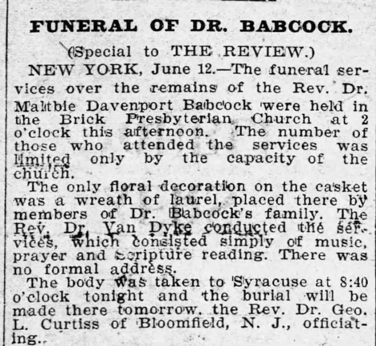 Maltbie Babcock Obituary 768x708