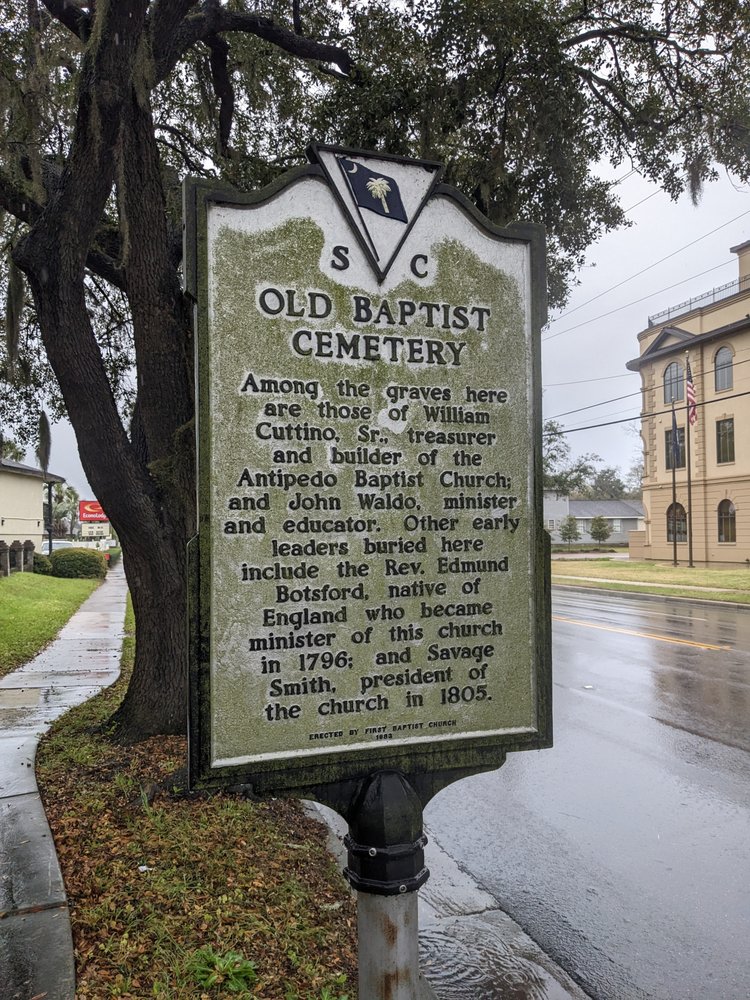 Old Baptist Cemetery Marker