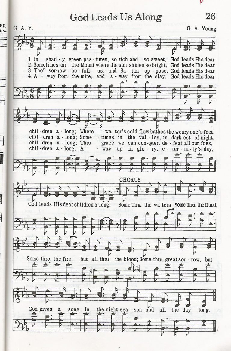 God Leads Us Along Score 768x1166