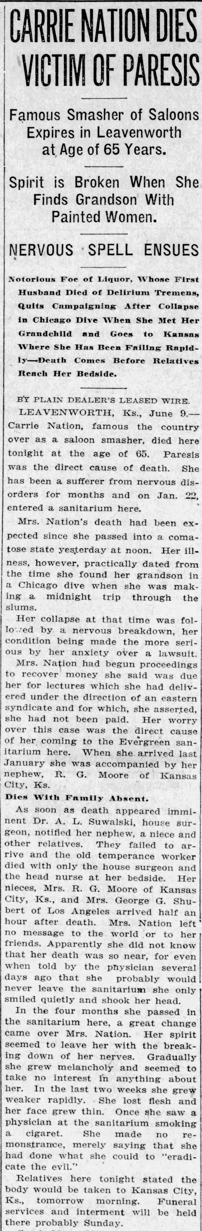 Carrie Nation Obituary 768x4677